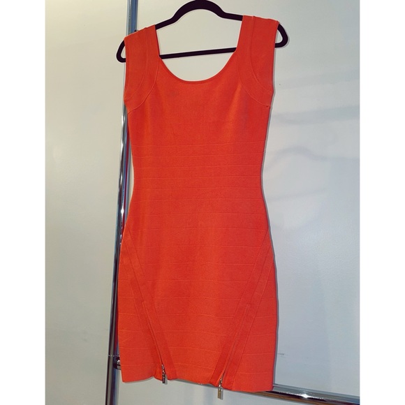 Marciano bandage dress with zippers - Picture 2 of 4